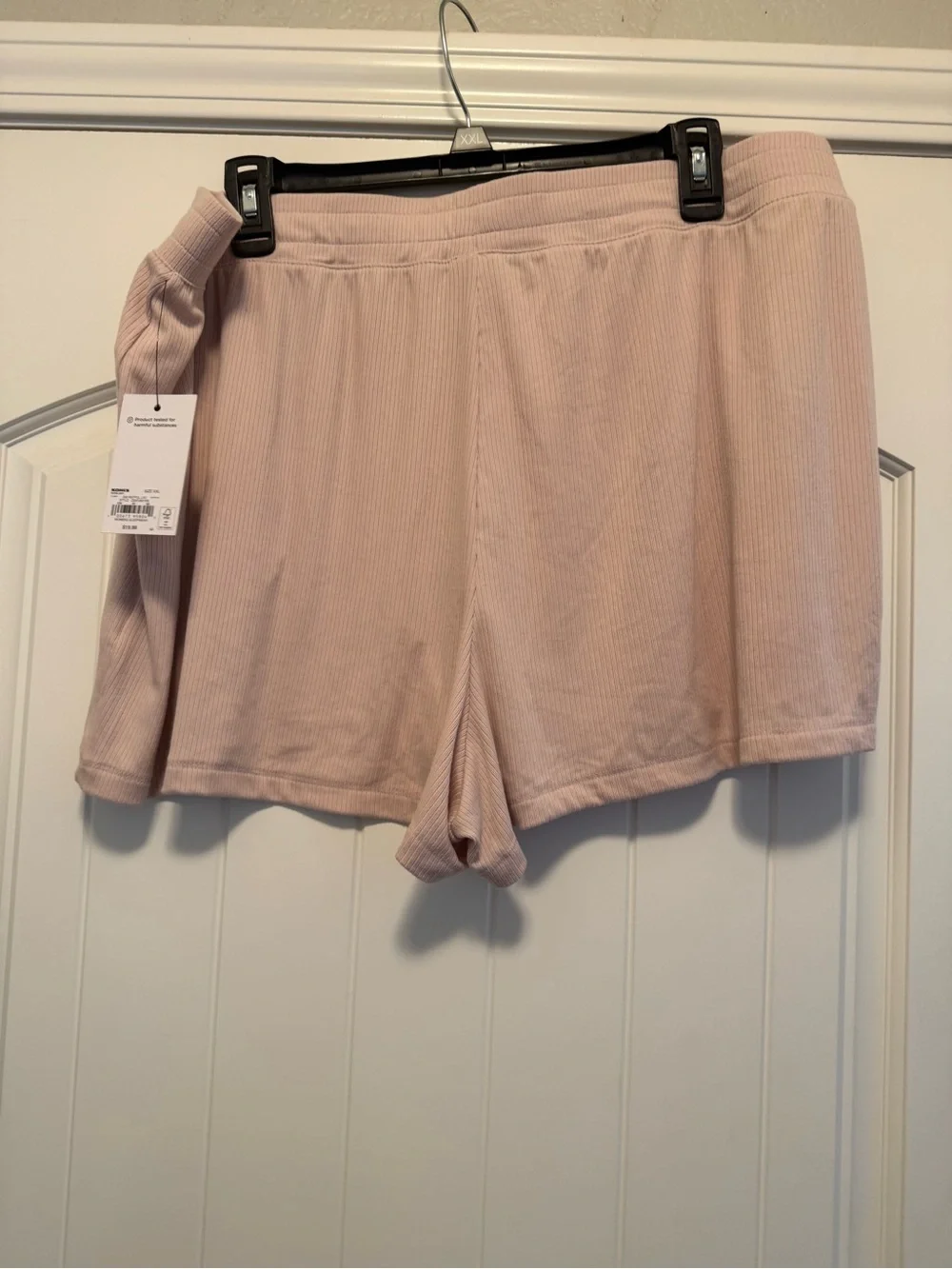 Sonoma Ribbed Sleepwear Shorts - Light Pink